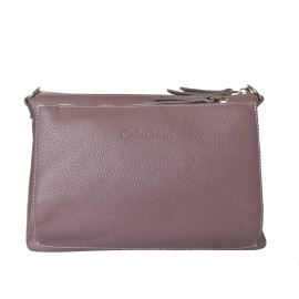 Кожаная женская сумка Arenara dusty rose (арт. 8002-14)