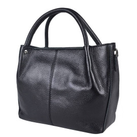 Кожаная женская сумка Bruna black (арт. 8027-01)