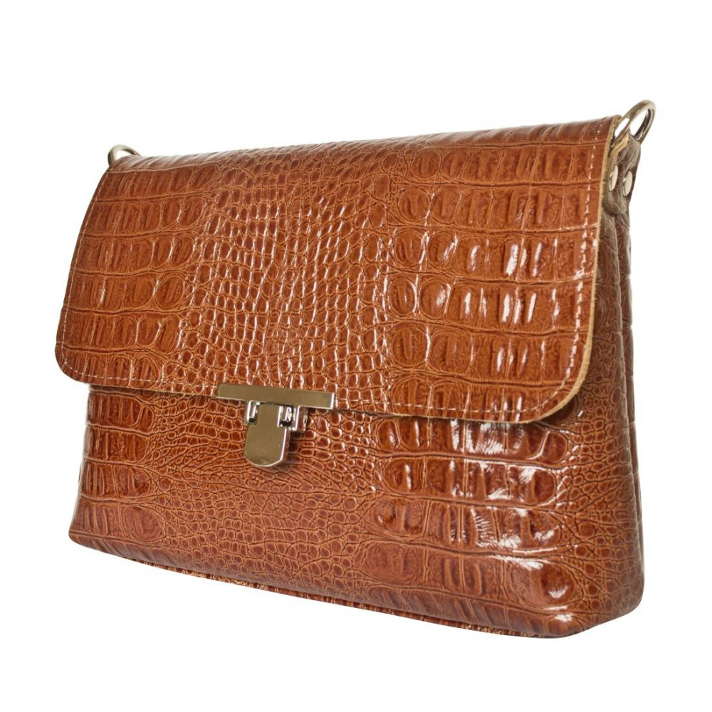 Кожаная женская сумка Fiesco brown (арт. 8015-03) Кожаная женская сумка Fiesco brown (арт. 8015-03)
